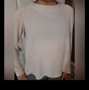 Windsor Pleated Pink Blouse/Sz S